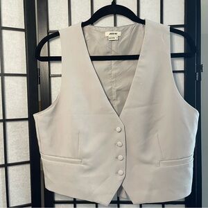 Jason Wu Soft Gray Buttoned Vest
